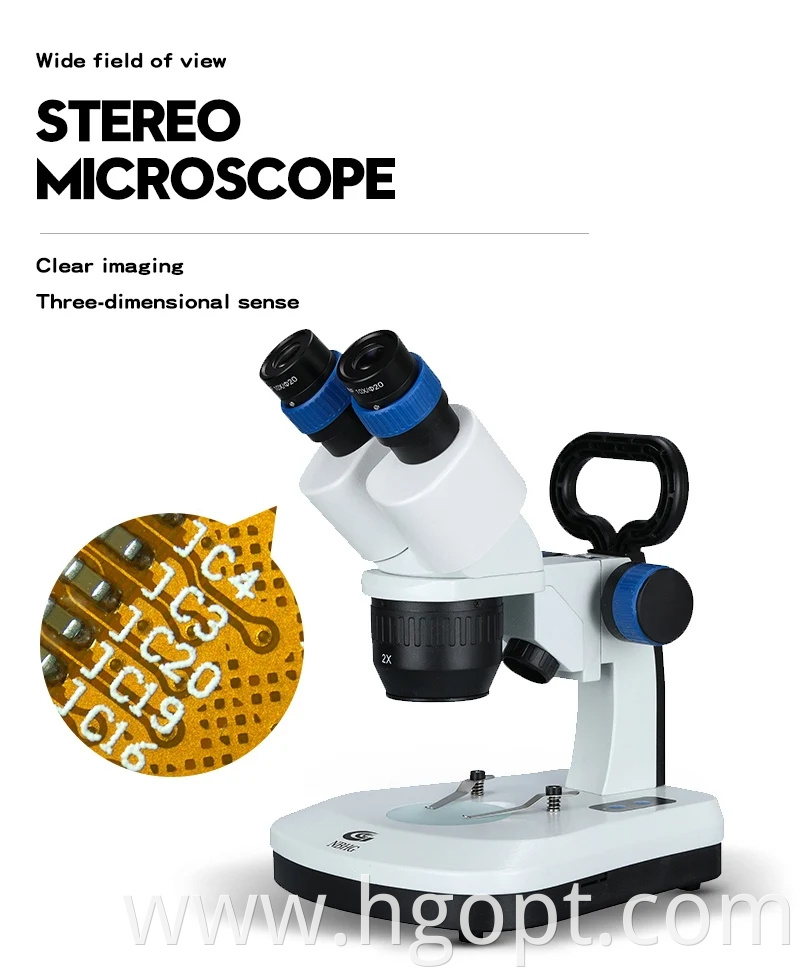 Binocular Microscope Wf10x 20mm Stereo Zoom Microscope